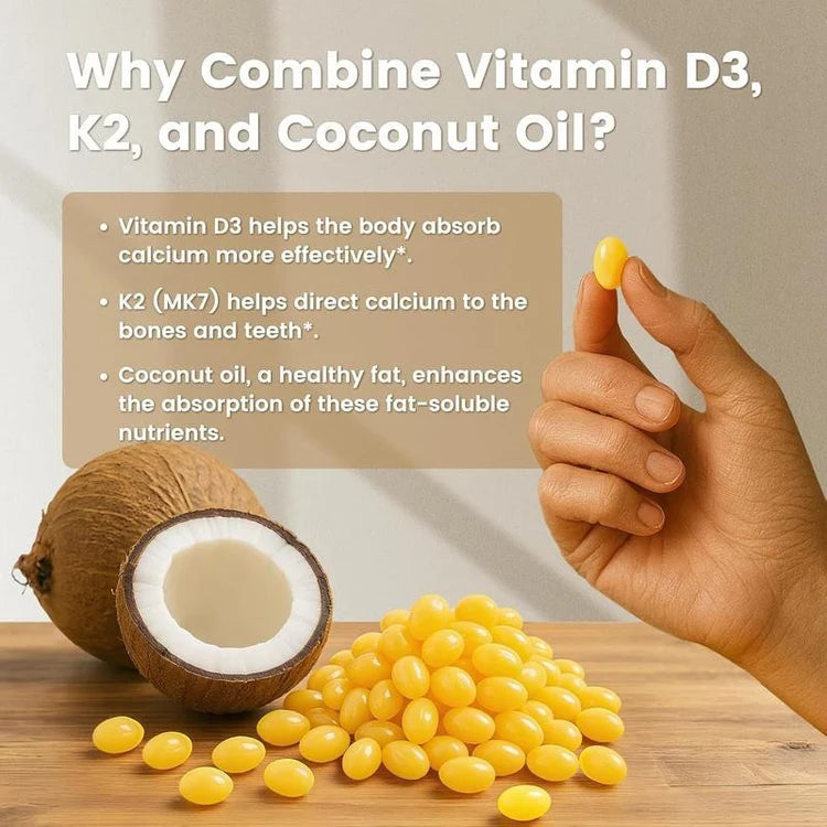 Vitamin D3 K2 10000 IU - Softgels